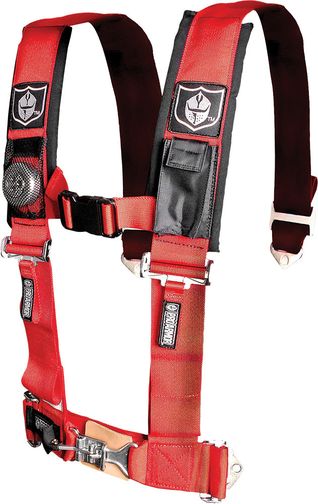 Main image of Pro Armor 4-Point Harness 2" Pads (Red)