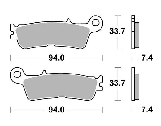 Main image of Braking Sintered High Performance Brake Pads YZ450F 20-22