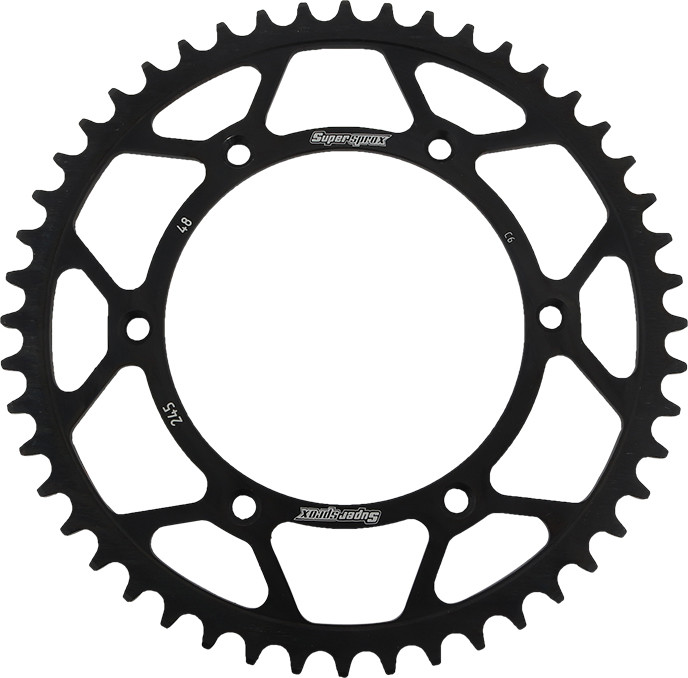 Main image of Supersprox Steel Rear Sprocket (Black) Yamaha YZ