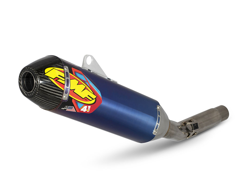 Main image of FMF Factory 4.1 RCT Ti Slip-On Exhaust (Anodized) KX450 19-22