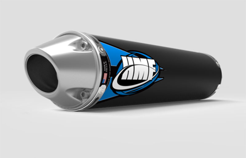 Main image of HMF Competition Slip-On Exhaust (Black) Yamaha Raptor 700