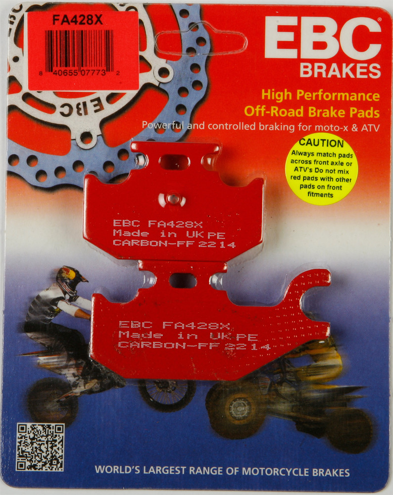 Main image of EBC Organic Brake Pads Rear YFM700R