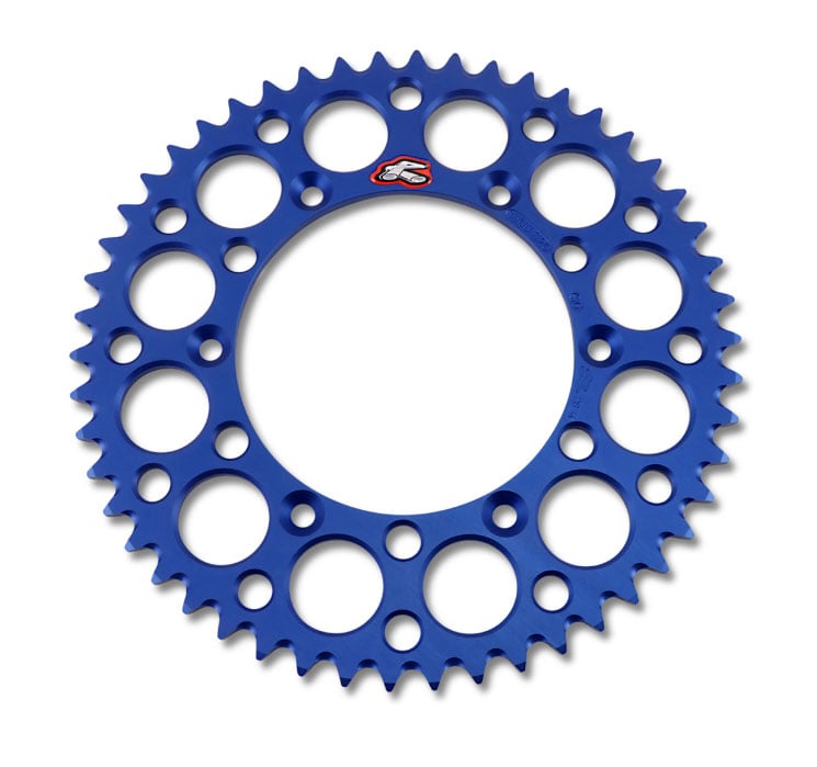 Main image of Renthal Rear Sprocket (Blue) Yamaha YZ