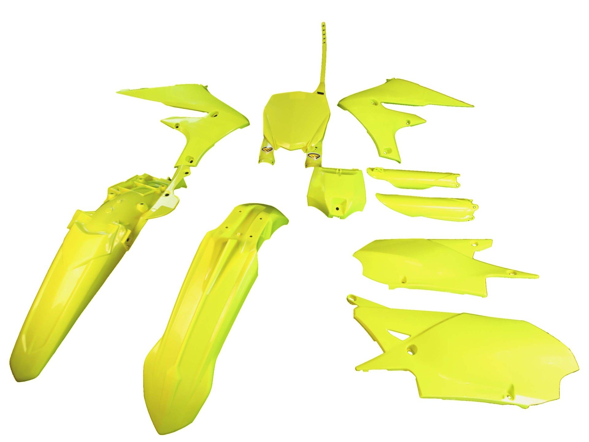 Main image of Cycra Powerflow Body Kit (Yellow) YZ250/450F 19-22