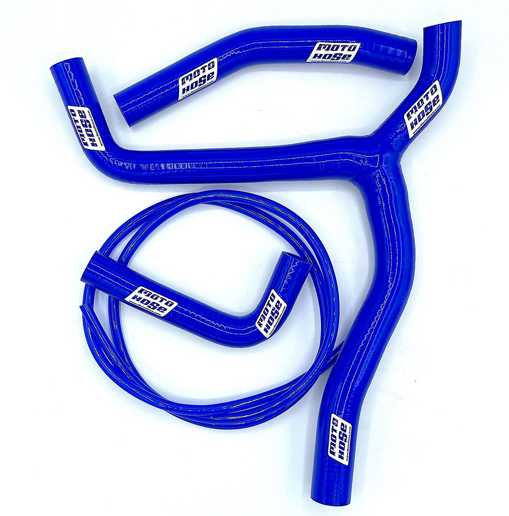 Main image of Moto Hose Radiator Hose Y-Kit (Blue) KX450 19-22