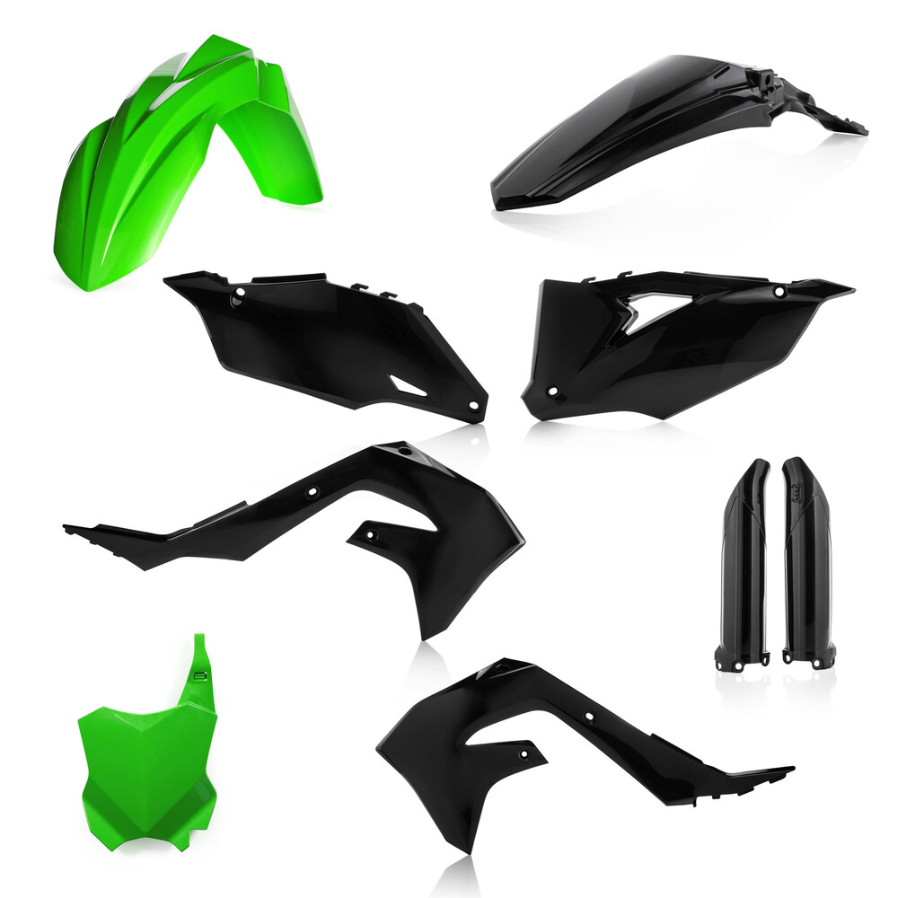 Main image of Acerbis Full Plastic Kit (Black/Green) KX450 19-22