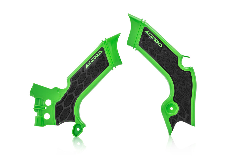 Main image of Acerbis X-Grip Frame Guards (Green/Black) KX450 19-22