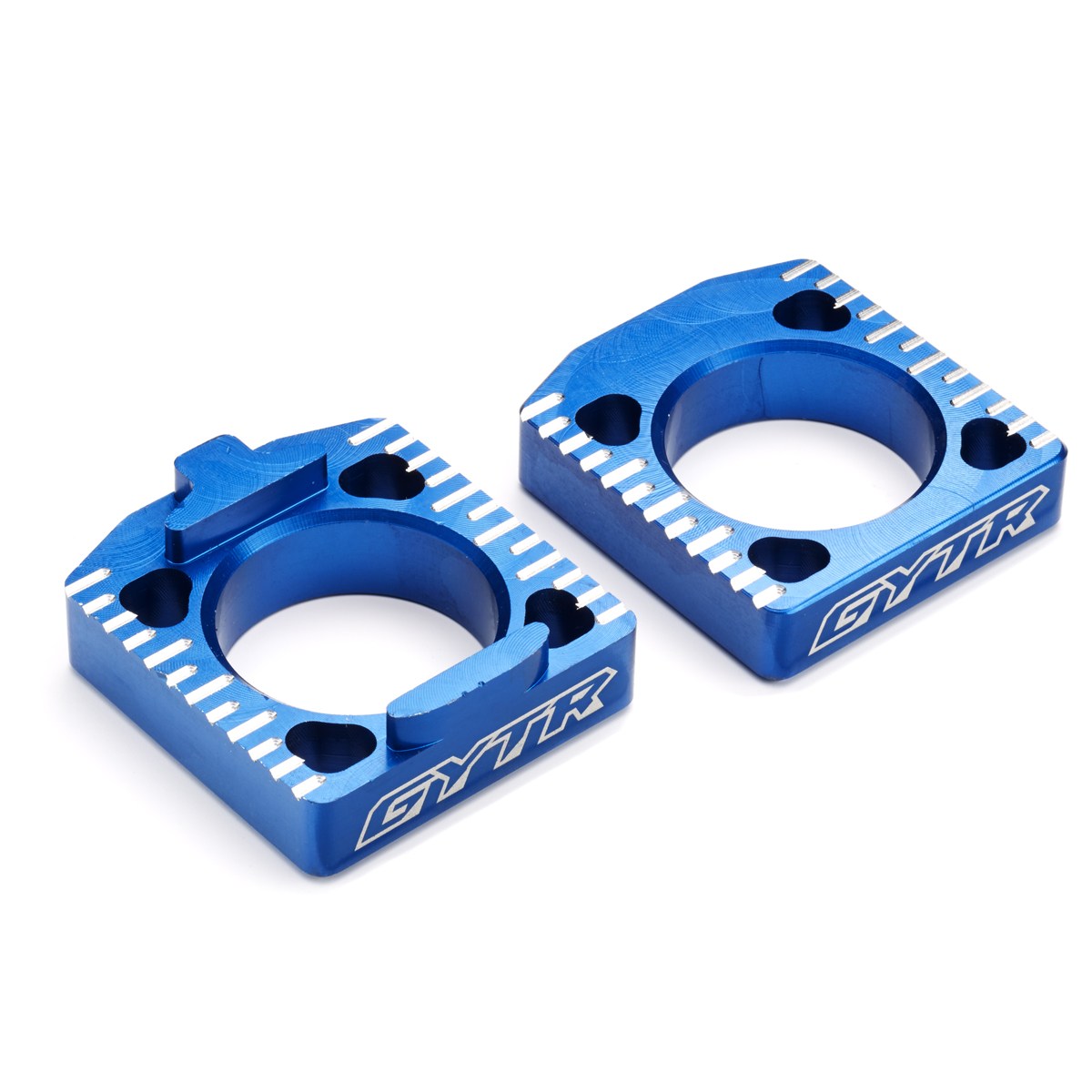 Main image of Yamaha GYTR Billet Axle Blocks (Blue) YZ450F 12-22