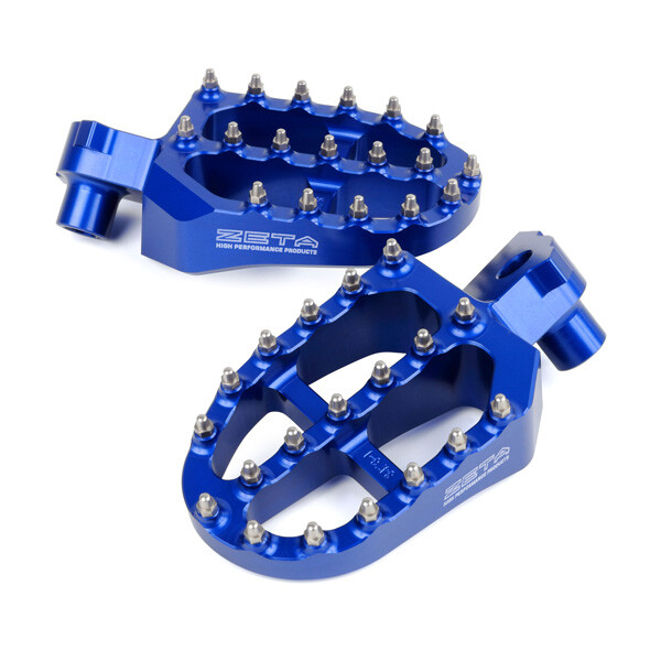 Main image of Zeta Aluminum Footpegs (Blue) Yamaha YZ