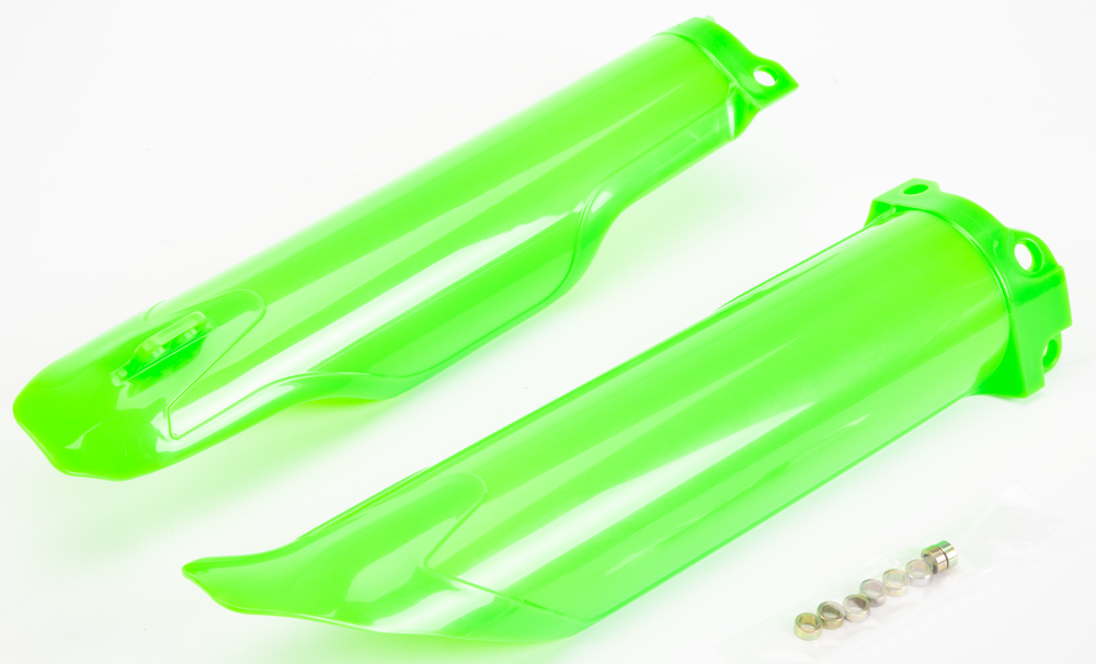 Main image of Polisport Fork Guards (Lime Green) KX250/450 09-22