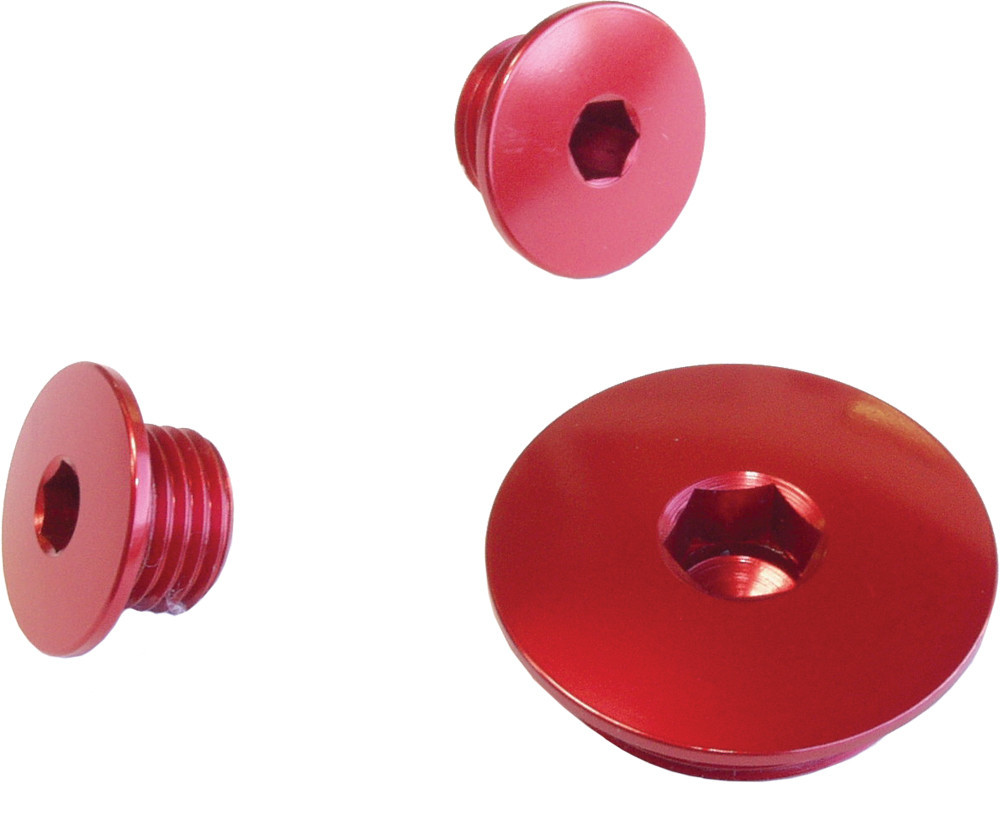 Main image of Works Connection Engine Plugs (Red) KX450 19-22