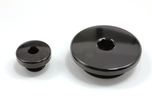 Main image of Works Connection Engine Plugs (Black) KX450 19-22