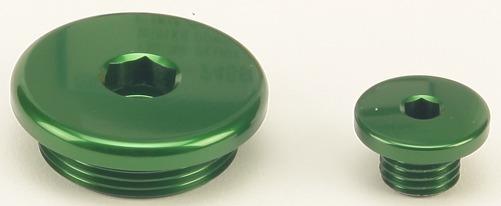 Main image of Works Connection Engine Plugs (Green) KX450 19-22