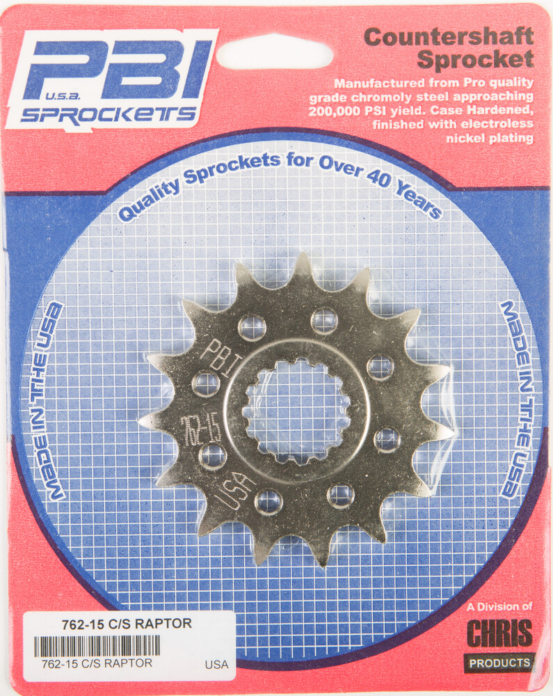 Main image of PBI Front Sprocket 15T YFZ450/YFM700R