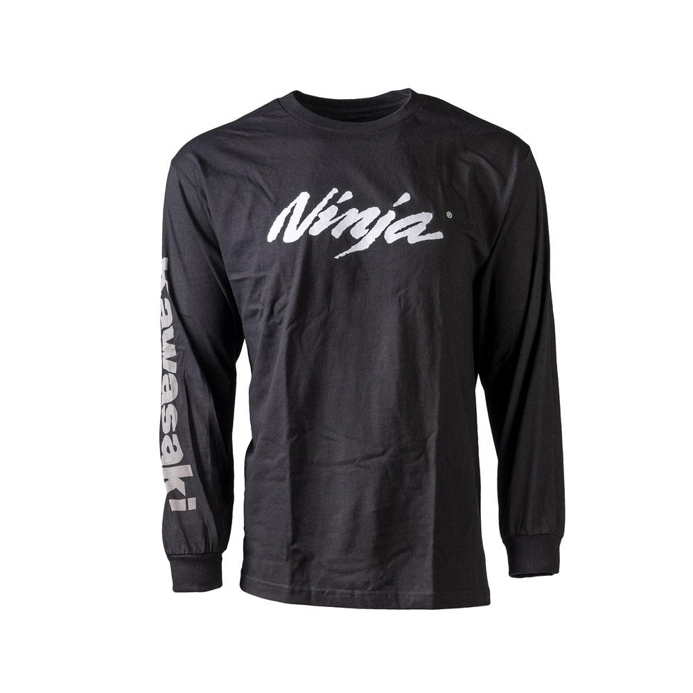 2022 Factory Effex Kawasaki Ninja Long Sleeve T-Shirt (Black/White)