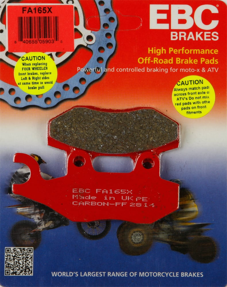 Main image of EBC Organic Brake Pads Front Left YFZ450/YFM700R