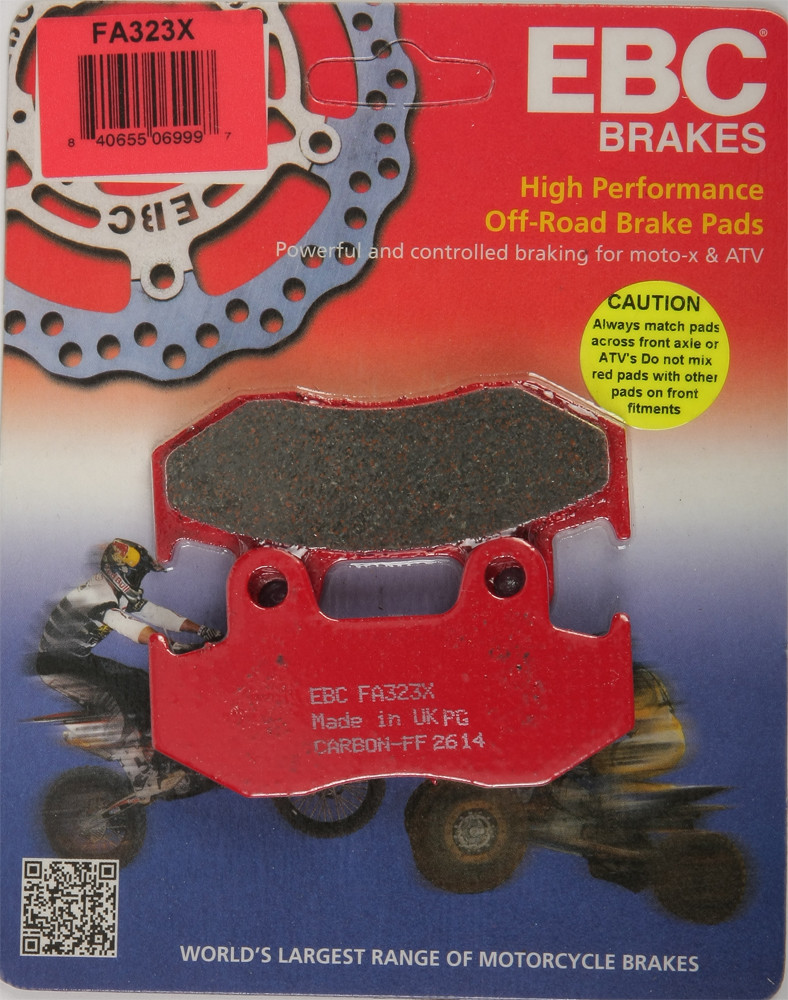 Main image of EBC Organic Brake Pads Rear YFZ450R