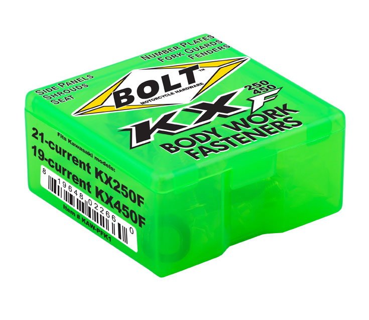 Main image of BOLT Full Plastic Fastener Kit KX450 19-22