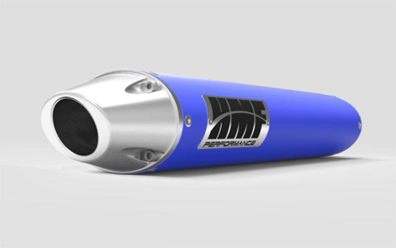 Main image of HMF Performance Slip-On Exhaust (Blue/Polished) YFZ450R