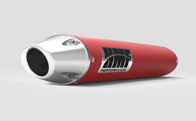 Main image of HMF Performance Slip-On Exhaust (Red/Polished) YFZ450R