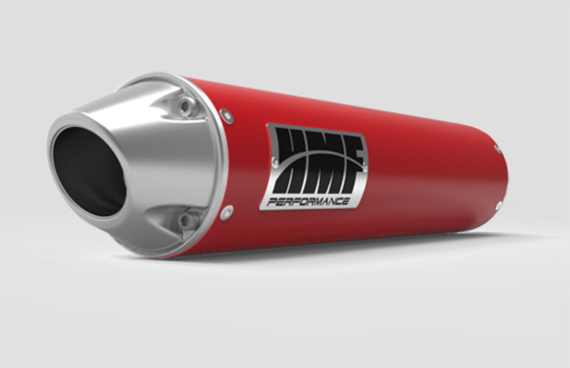 Main image of HMF Performance Slip-On Exhaust (Red/Polished) Raptor 700