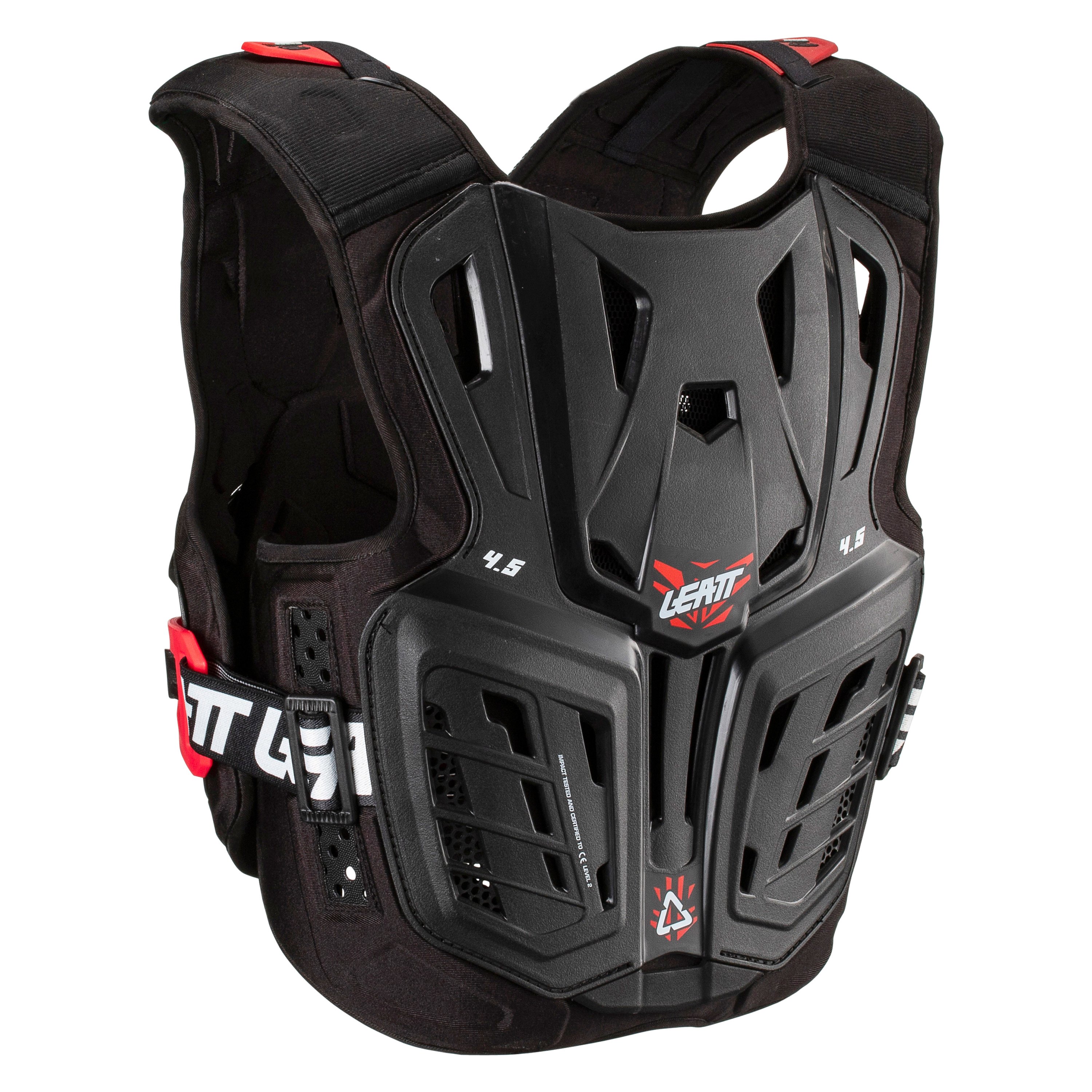 Main image of Leatt Chest Protector 4.5 Junior (Black/Red) 134-146cm