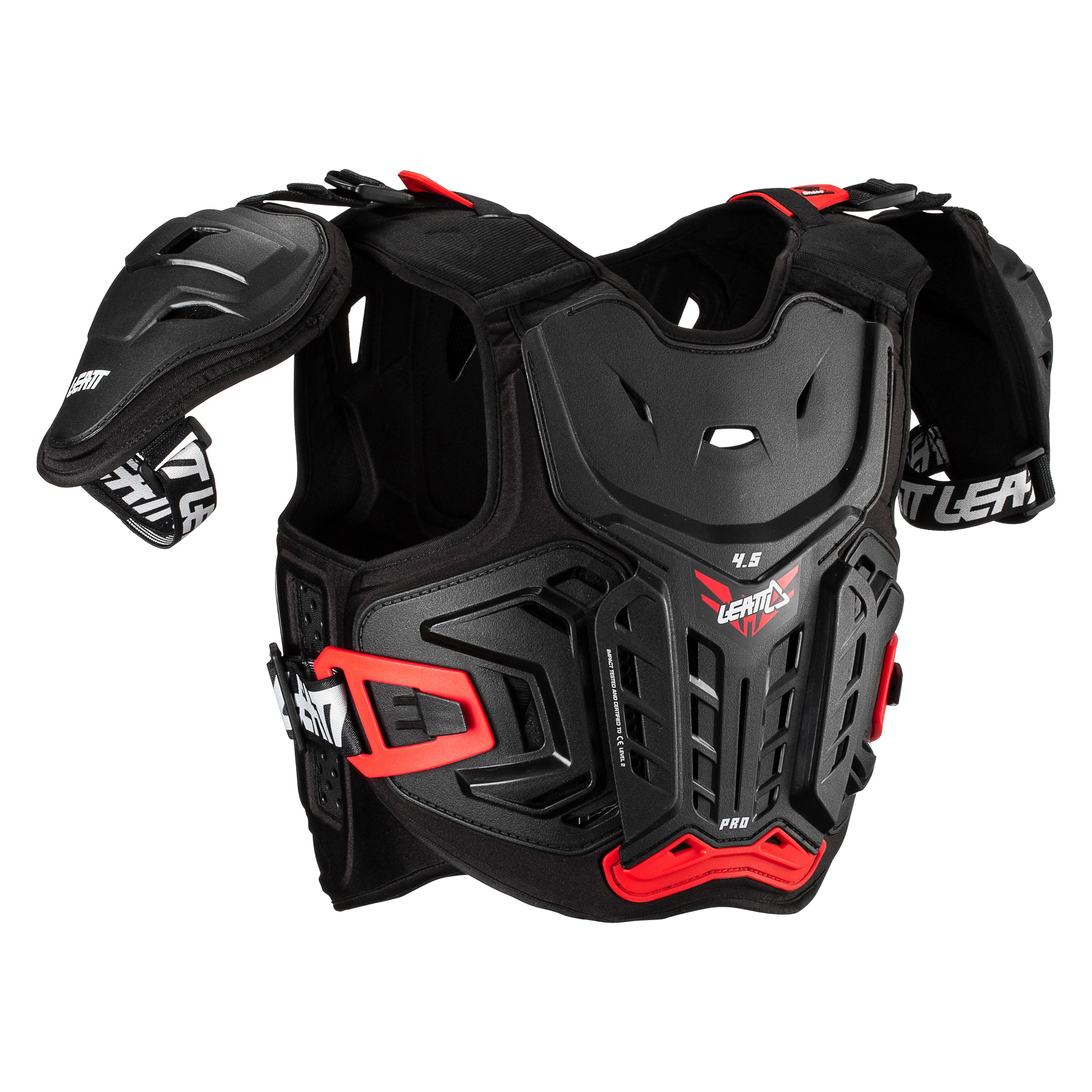 Main image of Leatt Chest Protector 4.5 PRO Junior (Black/Red) 147-159cm