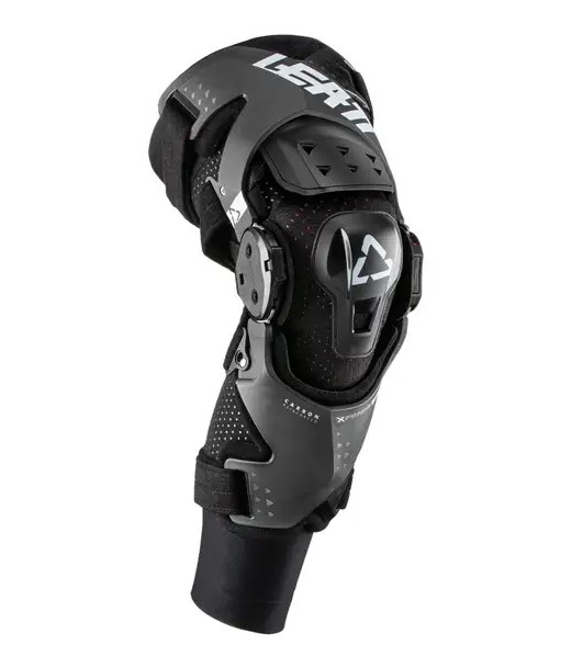 Main image of Leatt X-Frame Hybrid Knee Braces (Black/White)