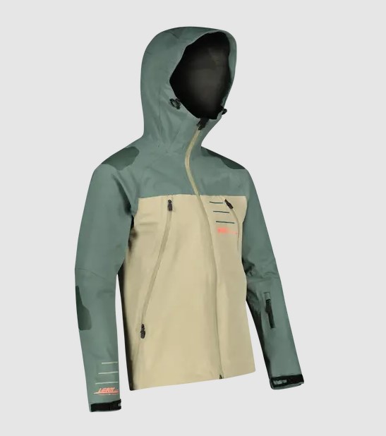 Main image of Leatt MTB 5.0 All-Mnt Jacket (Green/Tan)