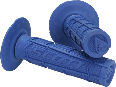 Main image of Scott Radial Full Waffle Grips Blue 7/8"