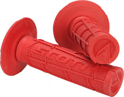 Main image of Scott Radial Full Waffle Grips Red 7/8"