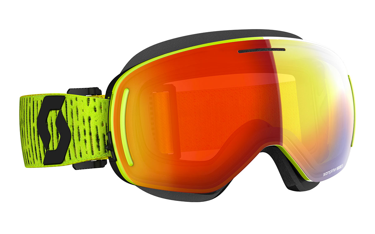 Main image of Scott LCG Evo Snowcross Goggle Yellow Enhancer Red Chrome