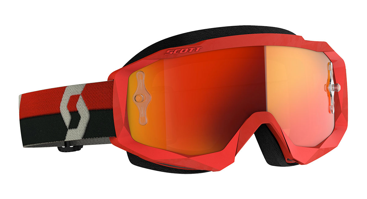 Main image of Scott Hustle X MX Goggle (Red/Grey)