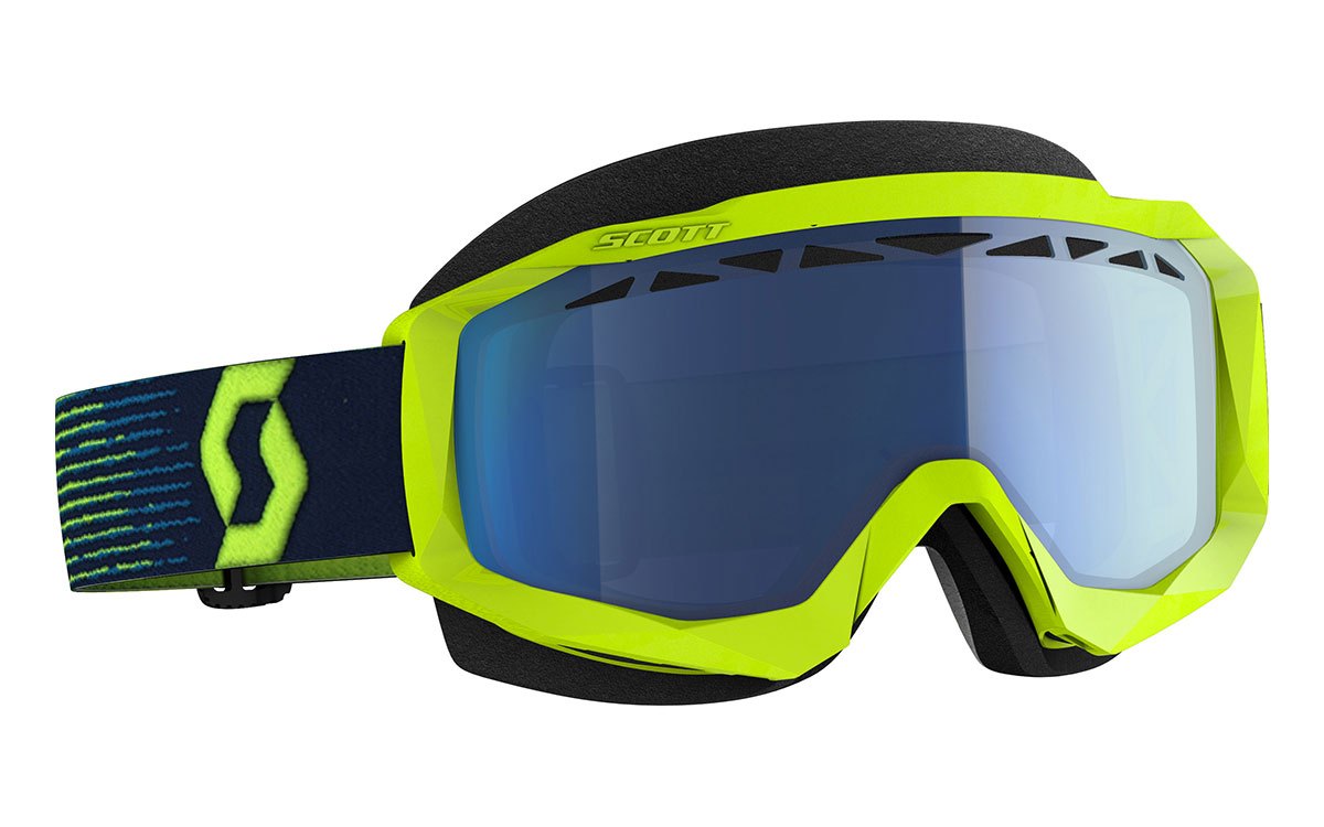 Main image of Scott Hustle X Snowcross Goggle (Yellow/Blue)