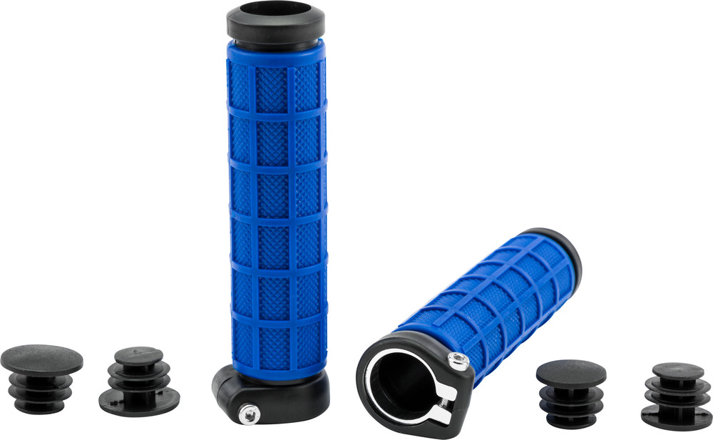 Main image of Fly Racing Grip-Lock PWC Grips (Blue/Black)