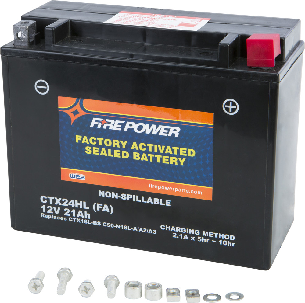 Main image of Fire Power Sealed AGM Factory Activated Battery CTX24HL/C50-N18L-A