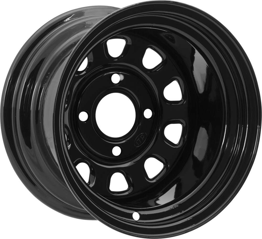 Main image of ITP Delta Steel Wheel (Black) 12X7 4+3 4/110