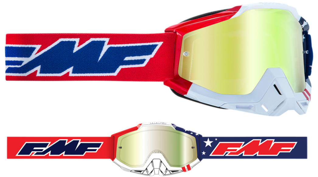 GAFAS MOTOCROSS FMF POWERCORE YOUTH CORE YELLOW