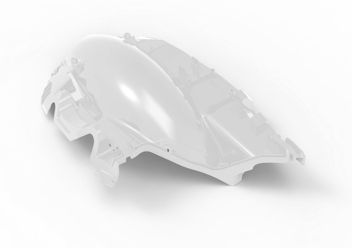 Main image of KTM Lower Air Box 2023 SX/XC (White)