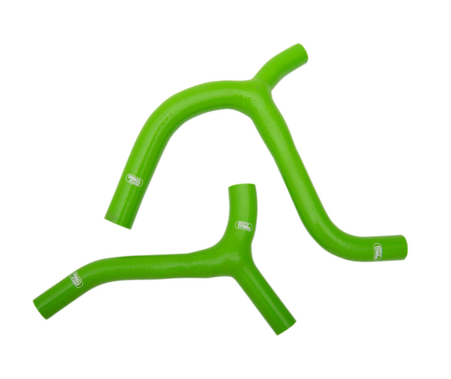 Main image of Moose Radiator Hose Y-Kit (Green) Kawasaki KX450 19-22