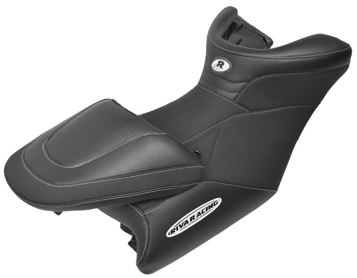 AOMC.mx Riva Seat Cover (Black/Silver) SeaDoo RXPX 300 2122