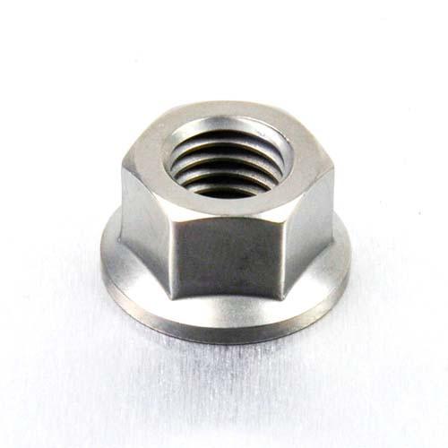 AOMC.mx MotoStuff Titanium Flange Nut M8x1.25