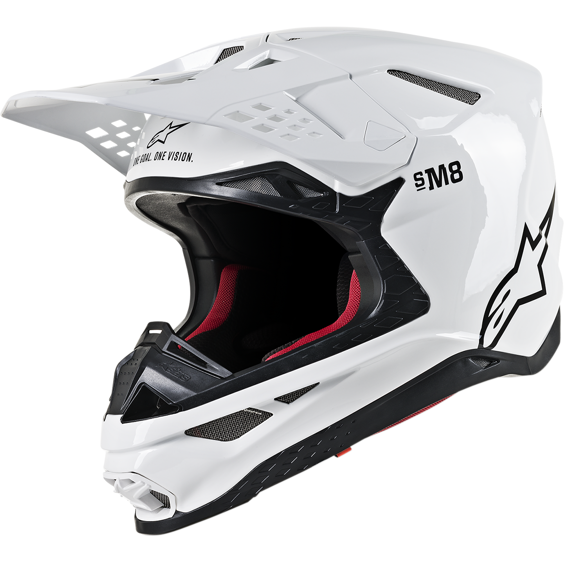 Main image of Alpinestars Supertech M8 Solid MIPS Helmet (Gloss White)