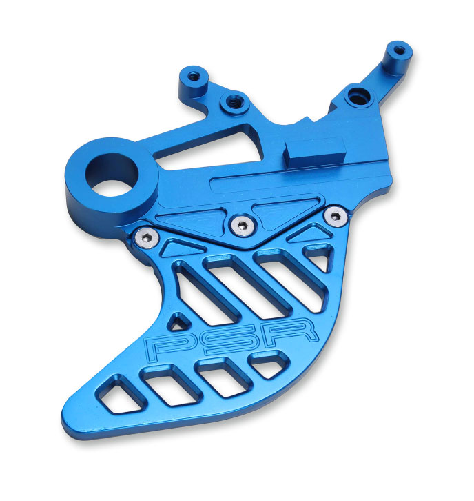 Main image of PSR Rear Disc Guard (Blue) YZ125/250 06-up