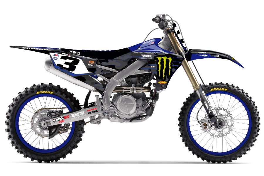 Main image of D'Cor Yamaha '22 Monster Star Camo Graphic Kit