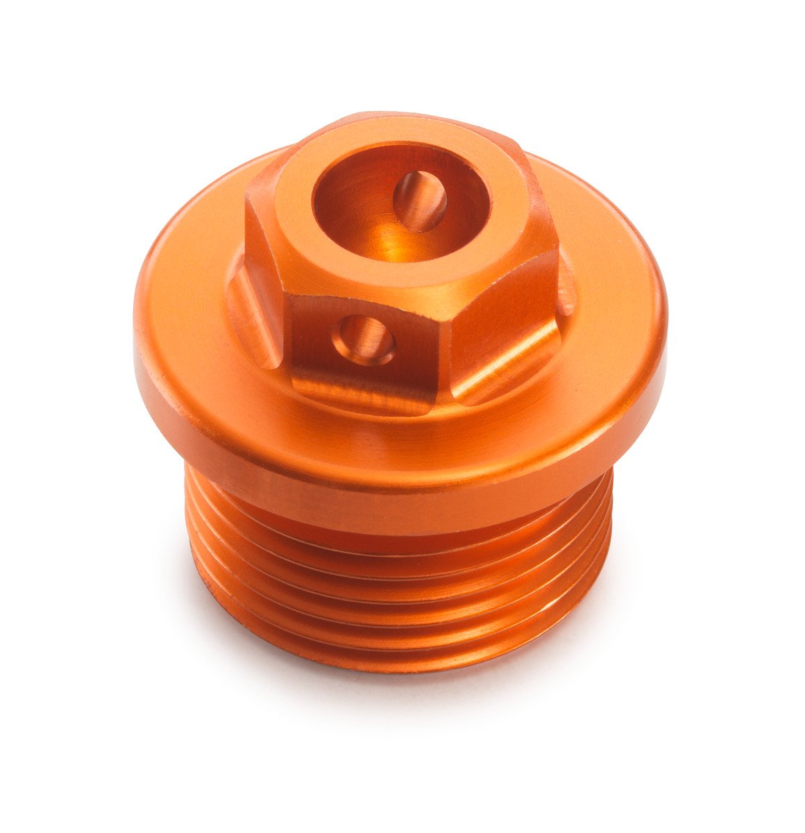 KTM Drilled Oil Drain Plug (Orange) AOMC.mx