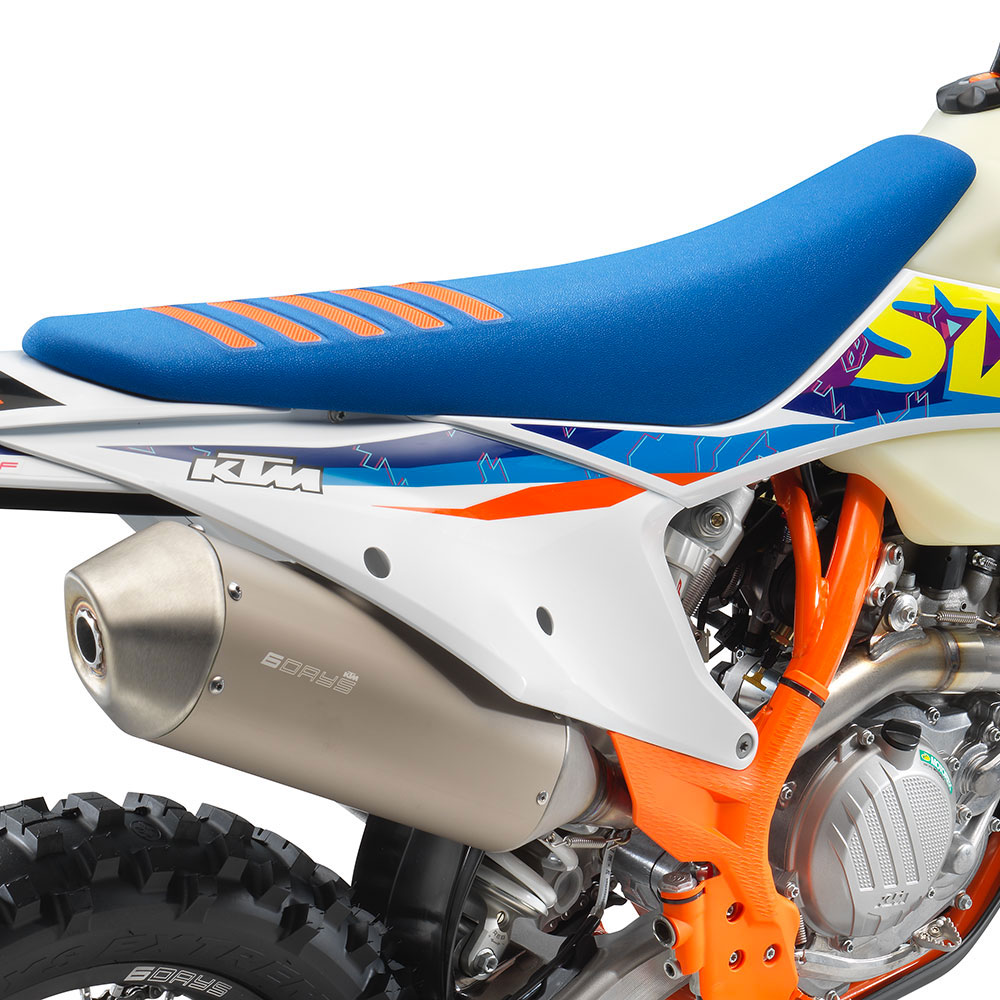 KTM Seat Cover SixDays 2022 (Blue/Orange)