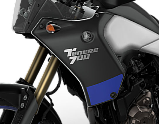 Main image of Yamaha Left Shroud (Matte Dark Gray) Tenere 700