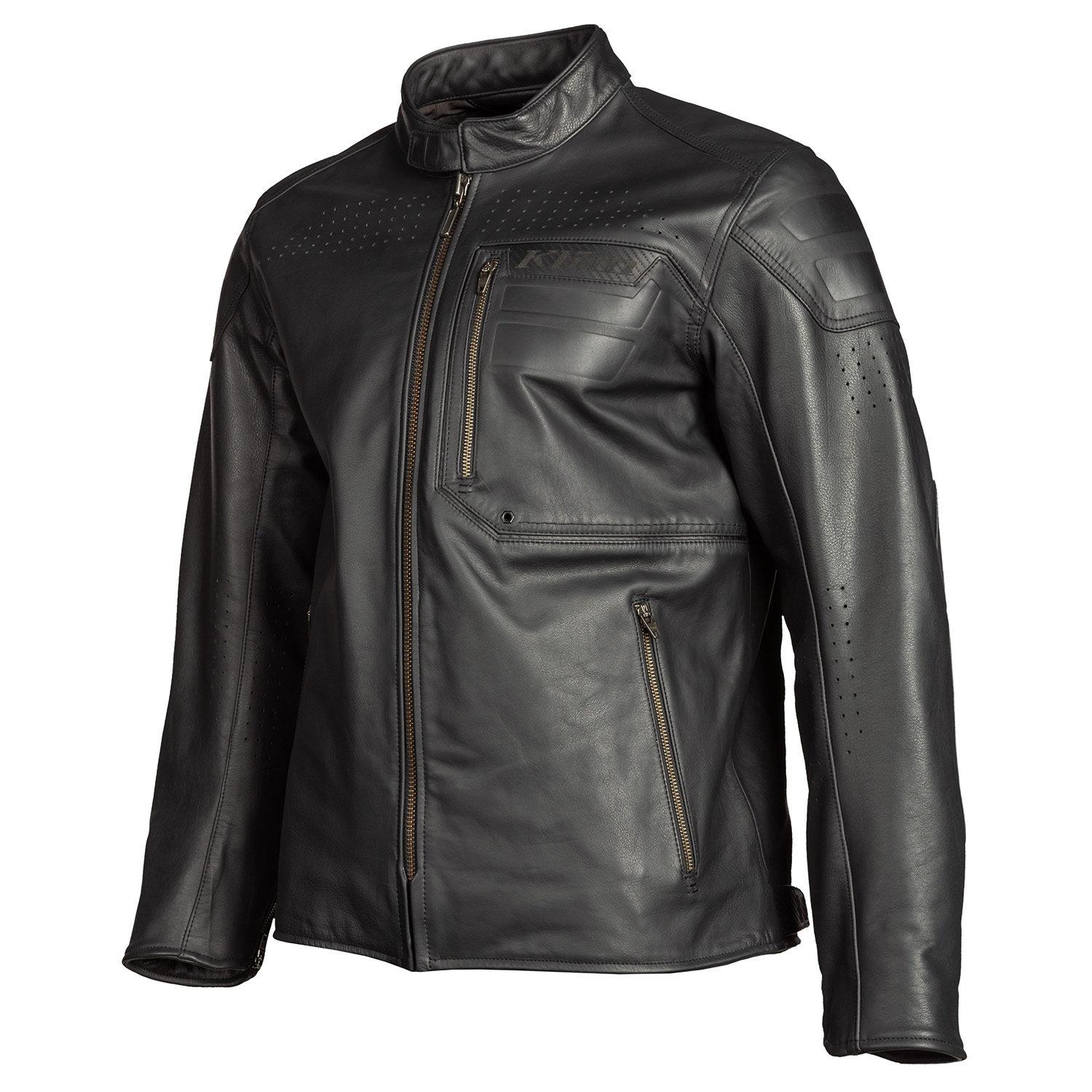 AOMC.mx: Klim Sixxer Leather Jacket (Gunmetal Black)