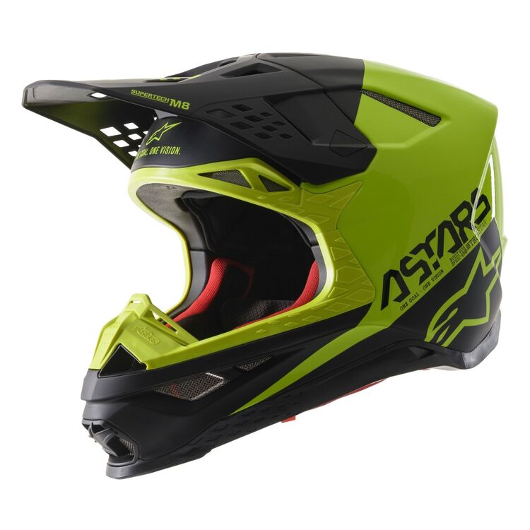 Main image of Alpinestars Supertech M8 Echo MIPS Helmet (Black/Yellow)